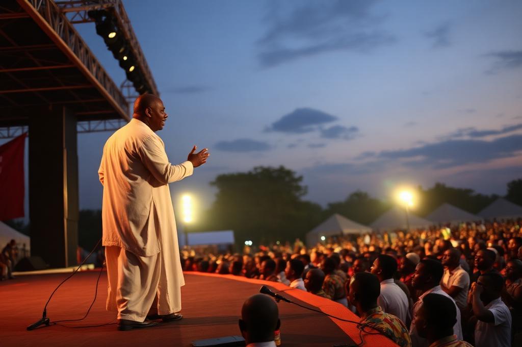 Outdoor crusade and revival event